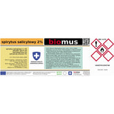 Salicylalkohol 2% 500ml BIOMUS - Biolaboratorium